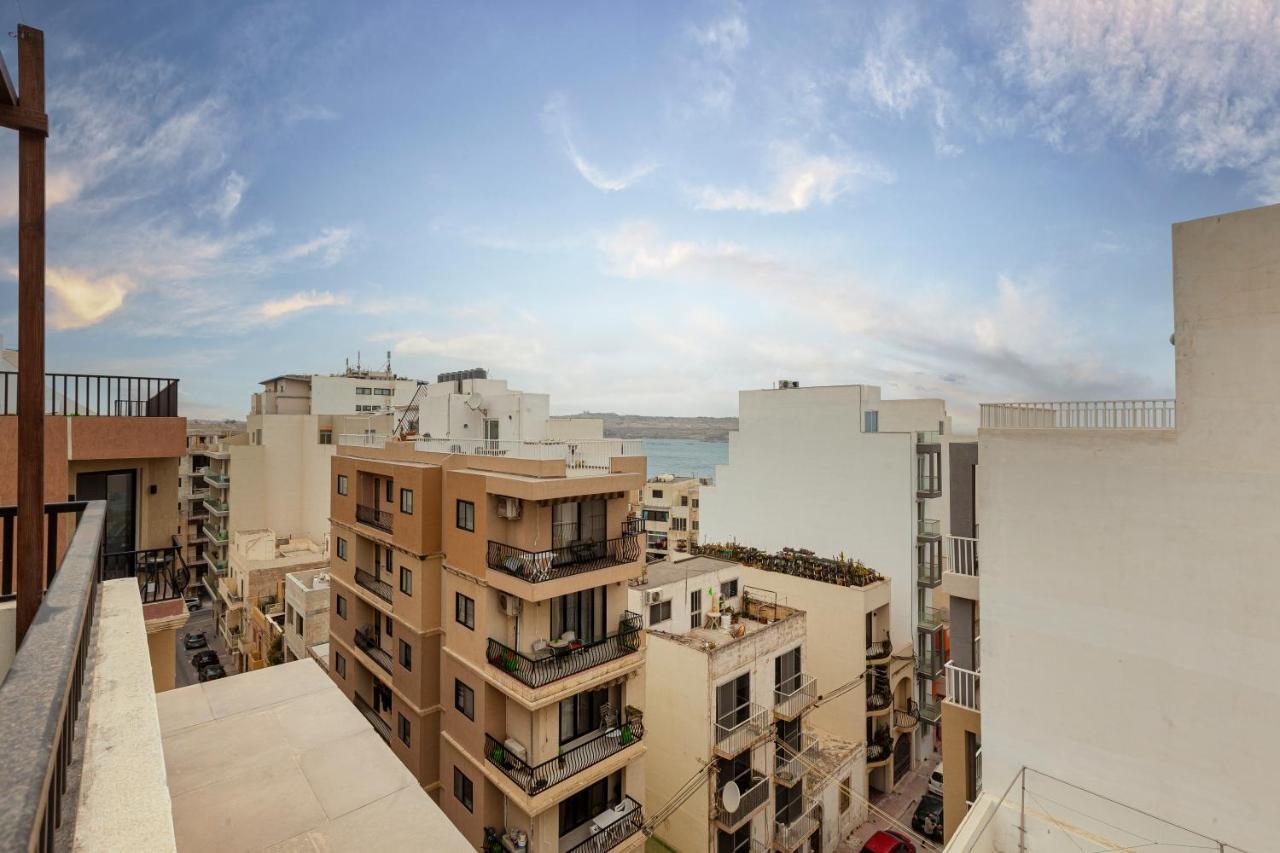 Perfect Seaview Penthouse Apartment St. Paul's Bay Bagian luar foto