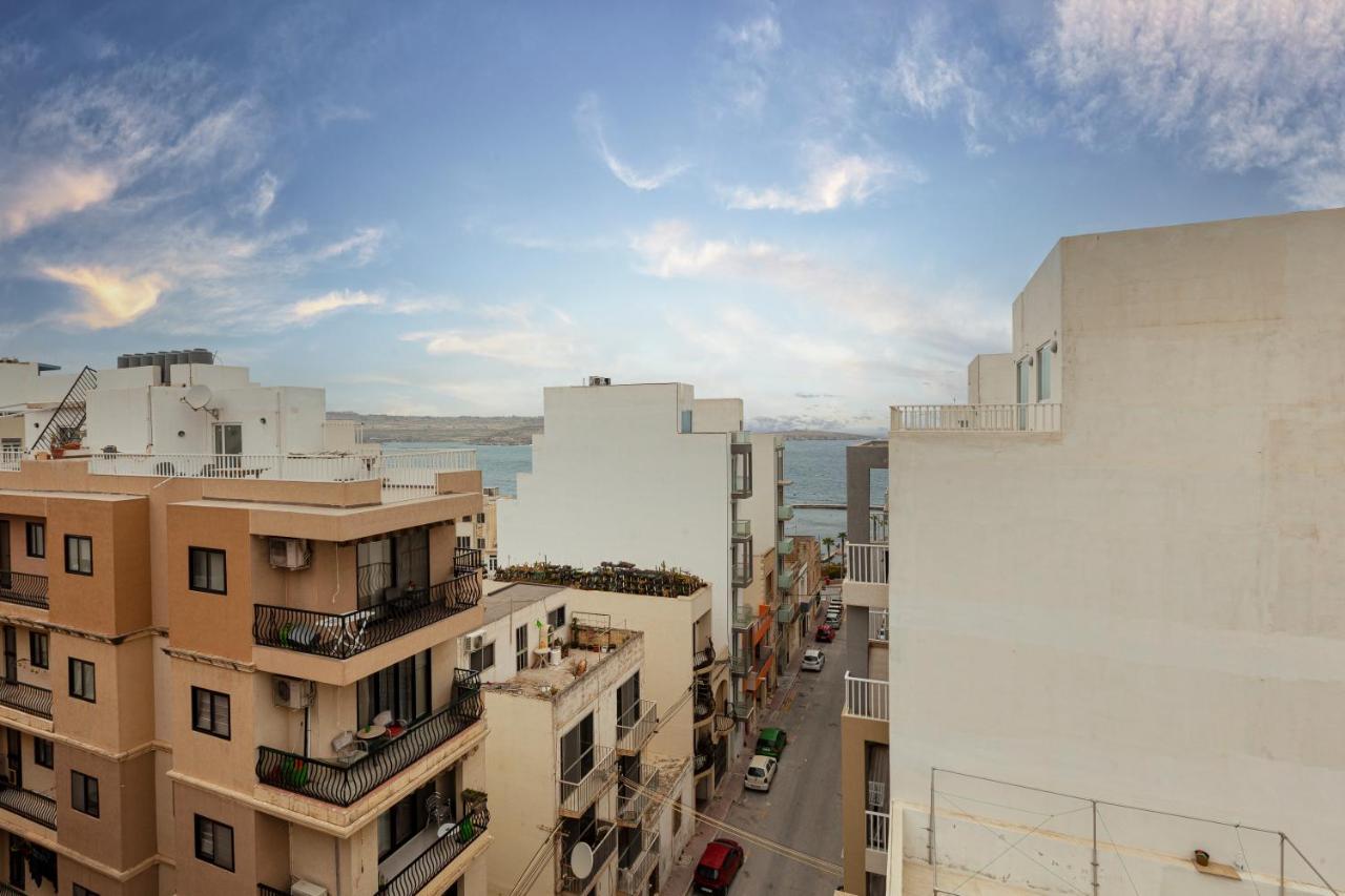 Perfect Seaview Penthouse Apartment St. Paul's Bay Bagian luar foto